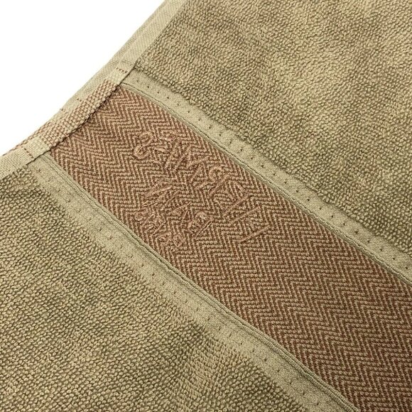 HERMES fringe Yachting logo Beach towel cotton Gray Based - Picture 8 of 15